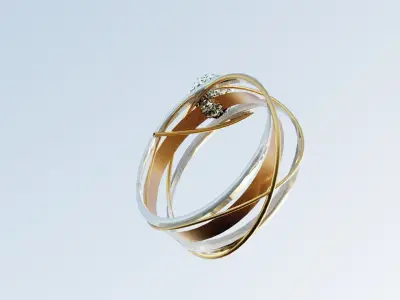 diamond ring  3D model