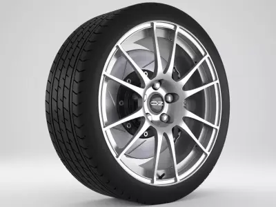 Oz Racing Ultraleggera Rim 3D model