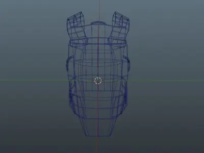 Ballistic Vest Free low-poly 3D model
