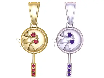 Fish Key Pendant Free 3D print model