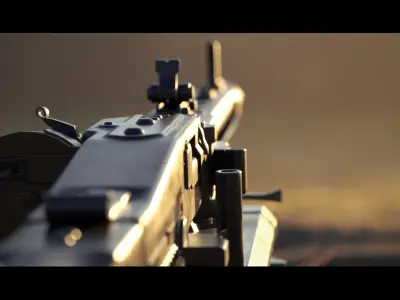 MG 42 - Maschinengewehr 42 Low-poly 3D model