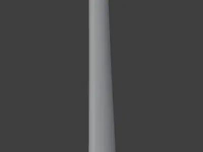 Simple Axe Low-poly 3D model