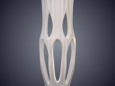 Futuristic Parametric Voronoi Vase Statue PM-904 3D print model