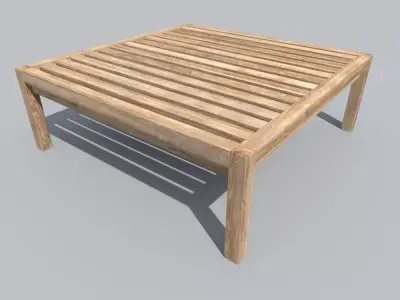 garden table Free 3D model buy