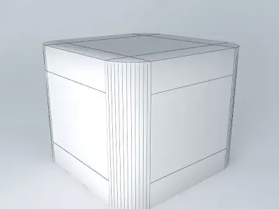 Office corner 3D model