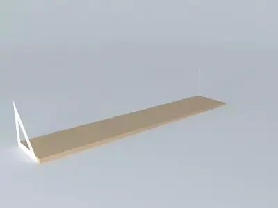 shelve 3D model shelf Free 3D model