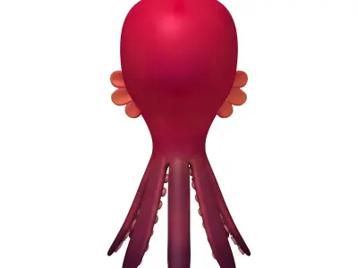 Octopus Cartoon 3D model