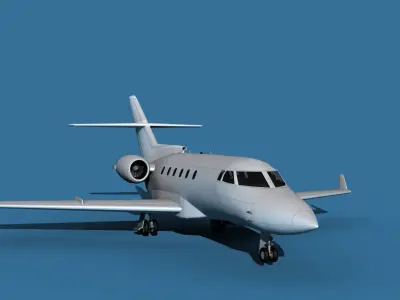 Hawker Siddley 800SR V15 3D model