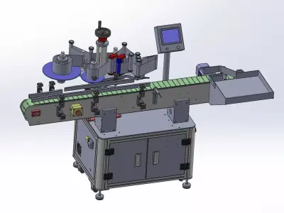 Labeling machine 3D model