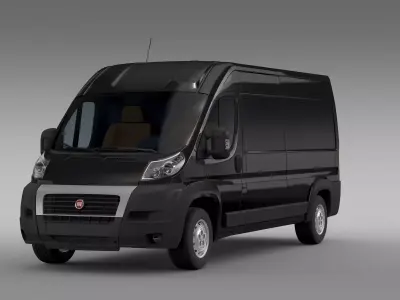 Fiat Ducato Maxi Van L3H2 2006-2014 3D model