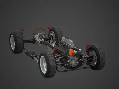 Ferrari 250 GTO - 3505GT - Complete 3D model