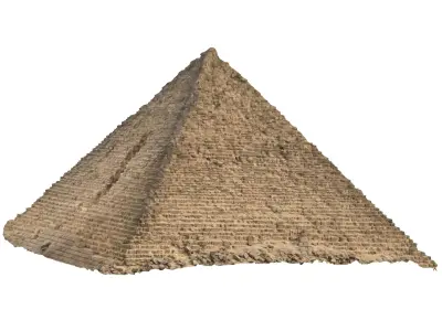 Pyramid of Menkaure Scan Ultra HD 16K 3D model