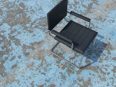 Simple frame chair Free 3D model