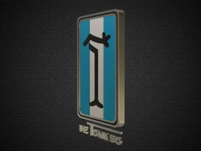 de tomaso logo 3D model