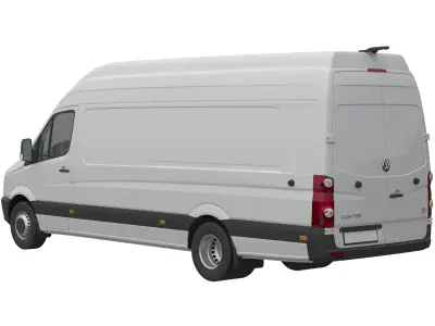 VW Crafter50 MAXI Panel Van 2011 3D model