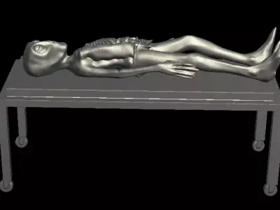 Alien autopsy version 3 3D model