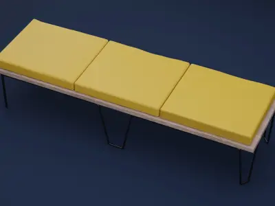 Alexis Bench Free 3D model