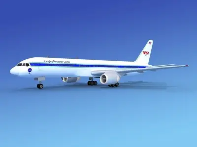 Boeing 757-200 NASA 3D model