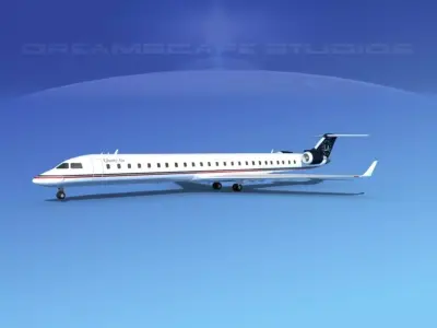 Bombardier CRJ1000 Liberty Air 3D model