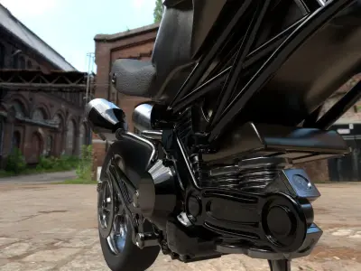 Bike1 gta san andreas motorcycle Free 3D model