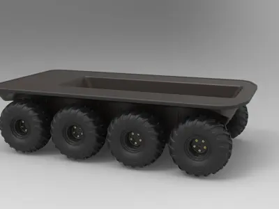 Argo platform 8x8 3D model