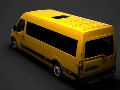 Opel Movano L4H2 MiniBus 2020 3D model