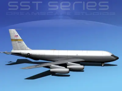 Boeing KC-135E Stratotanker LPSS V08 3D model