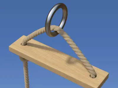 Rope Ladder 3D model buy