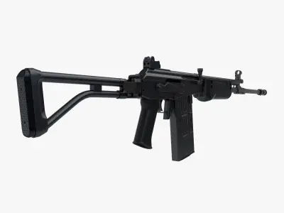 Galil 308 AR model 329 3D model