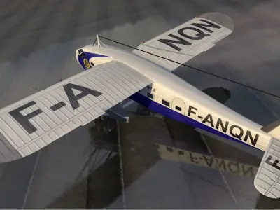 Potez 62 3D model