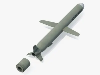 BGM-109 General Dynamics Tomahawk Missile 3D model