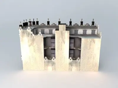 Headquarters lego building 3D model