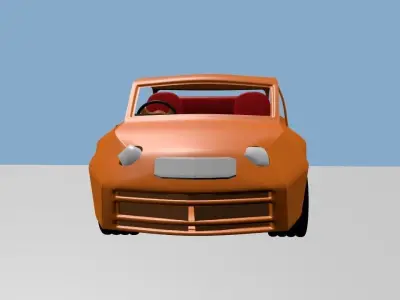 Beautiful Car Free low-poly 3D model