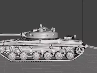 T 64 b v e tank Free 3D print model