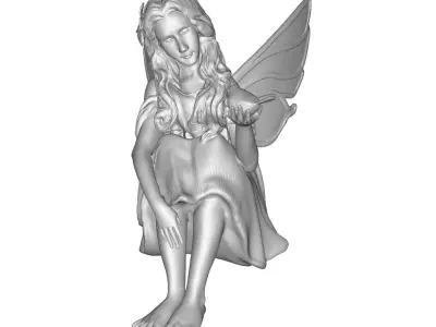 Fedele Garden Statue 3D model