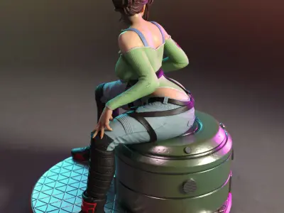 Panam Palmer from Cyberpunk 2077 3D print model