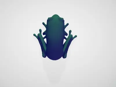 3dfrog frog Free low-poly 3D model