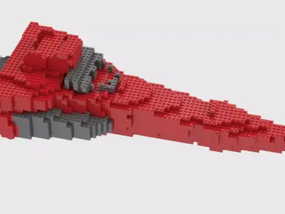 Lego Space Ship 3D model