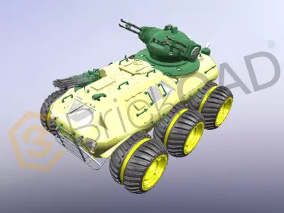 All Terrain Fighting Vehicle  AFV  3D model