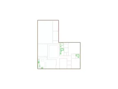 Simple Exterior Sketch by Interior - 2501-3000 SF - Xactimate 3D model