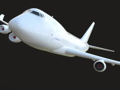 B747-400F Wingspan 2200mm 3D print model