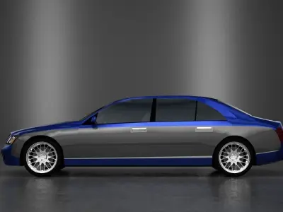 Maybach 2002 Free 3D model