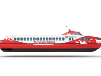 Fast Manta Ferryes 3D model