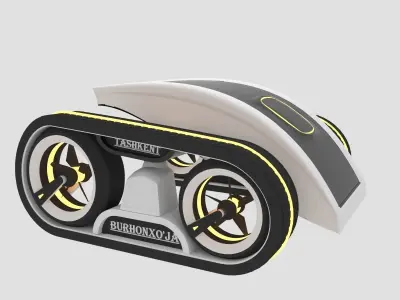 Animated Drone Transformer 3D model