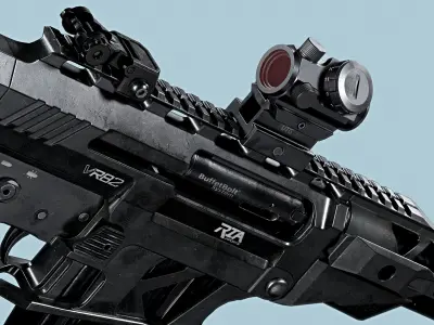 RIA VR82 shotgun Low-poly 3D model