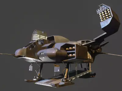 UD4 Cheyenne ALIENS 3D model