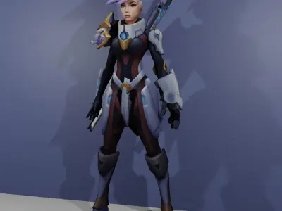 selina reven 3D model