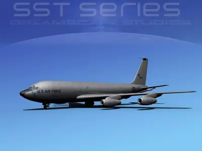 Boeing KC-135E Stratotanker V03 3D model