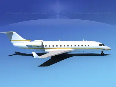 Bombardier Challenger 850 V13 3D model