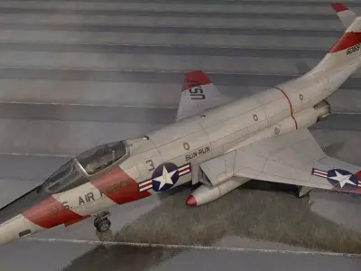 McDonnell RF-101C Voodoo 3D model
